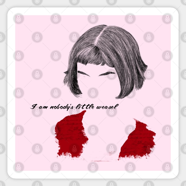 Amelie Quote Sticker by njikshik